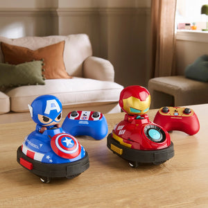 Marvel Avengers Remote Control Bumper Cars Captain America Vs Iron Man