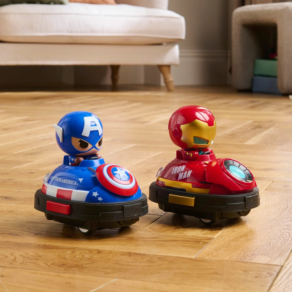 Marvel Avengers Remote Control Bumper Cars Captain America Vs Iron Man