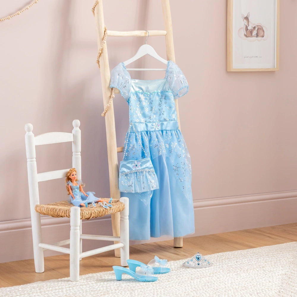 Blue Princess Dress With Doll Playset