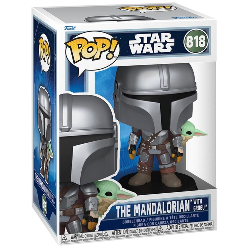 Funko Pop! 818: Star Wars The Mandalorian With Grogu