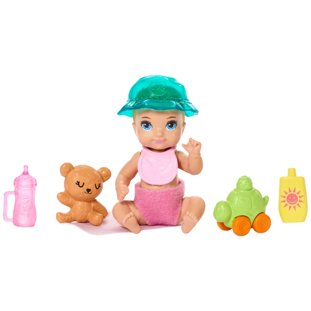 Barbie Skipper Friends & Family Babysitter Doll And Stroller Playset