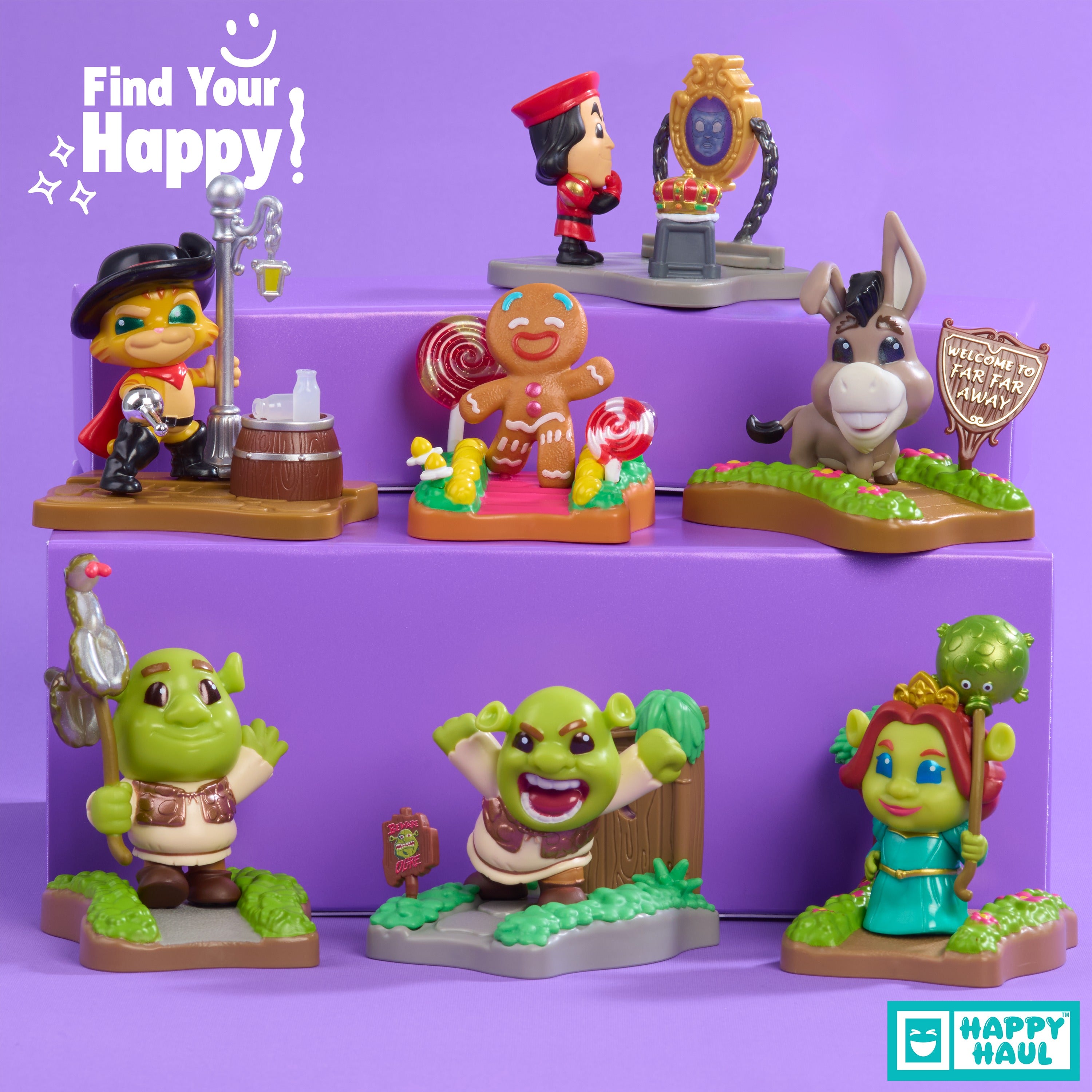 Happy Haul Dreamworks Animation’s Shrek All Stars Scene Setters Blind Box Assortment