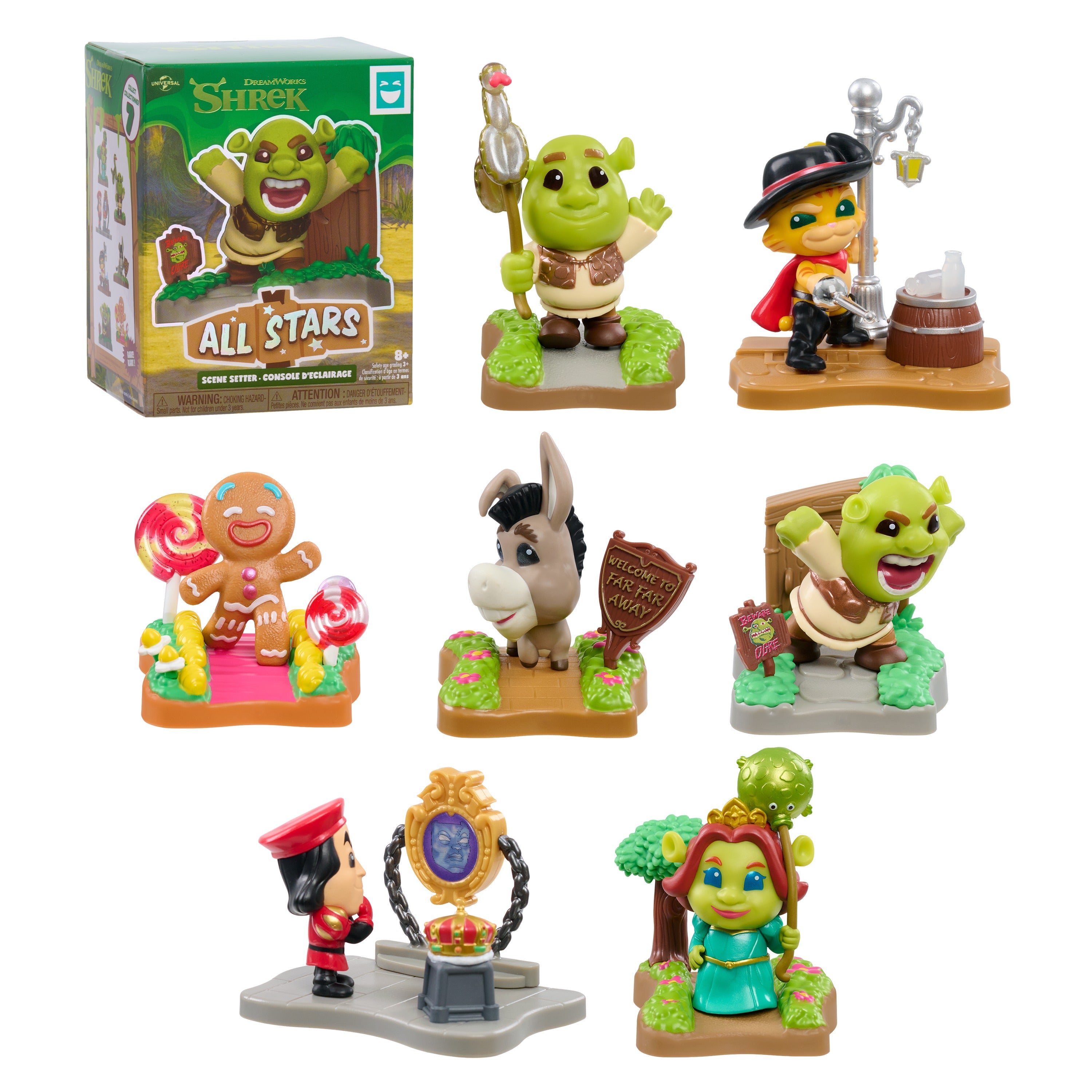 Happy Haul Dreamworks Animation’s Shrek All Stars Scene Setters Blind Box Assortment