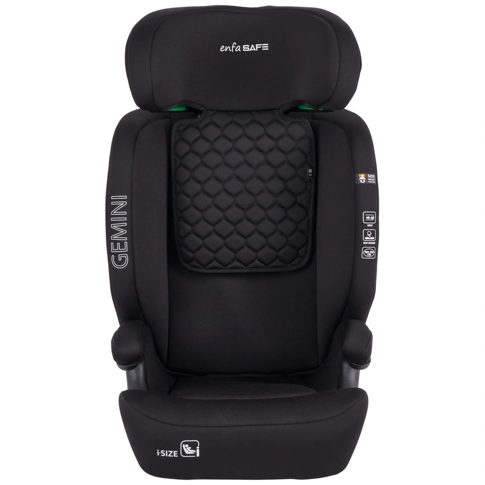 Enfasafe Gemini I-Size Isofix R129 High-Back Booster Seat Black
