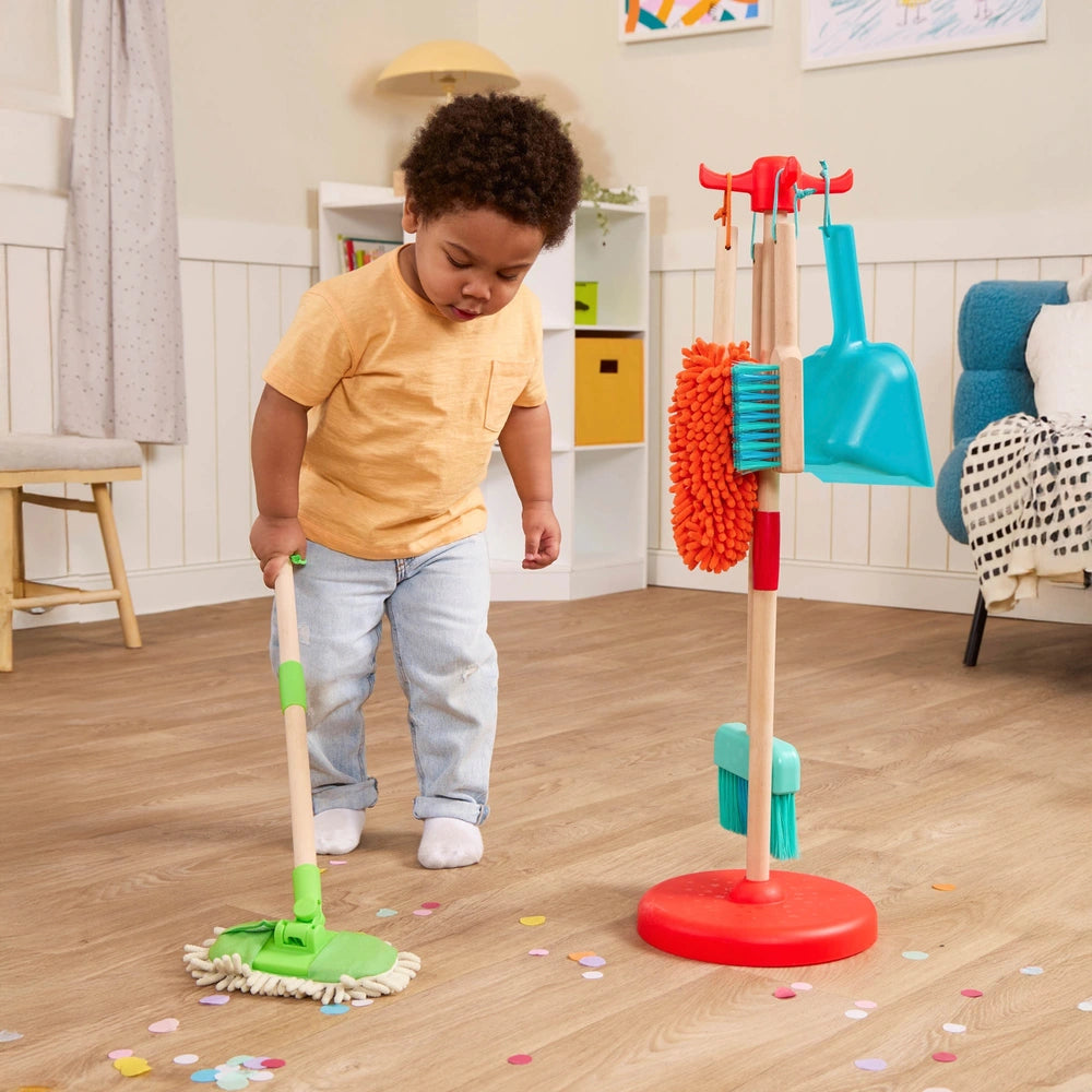 Battat Wooden Sweep & Clean Cleaning Set