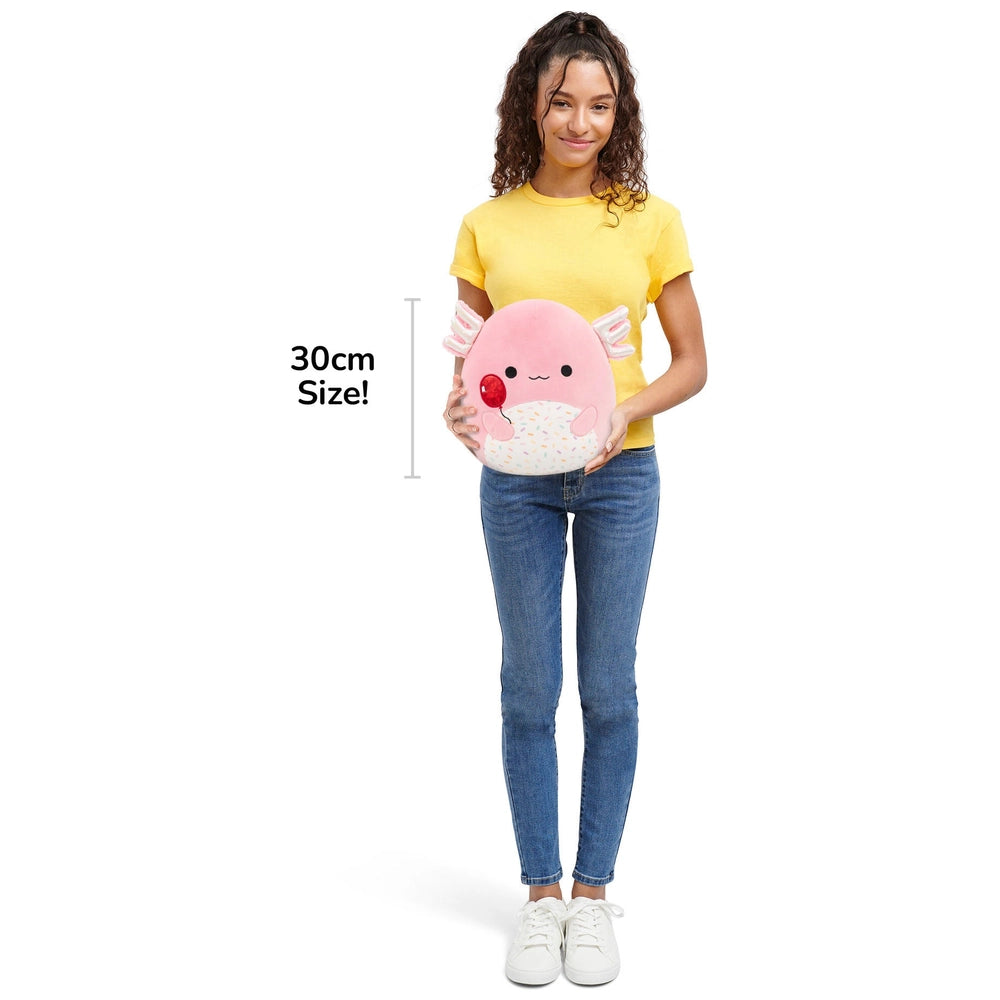 Original Squishmallows Plush Archie The Pink Axolotl 30Cm