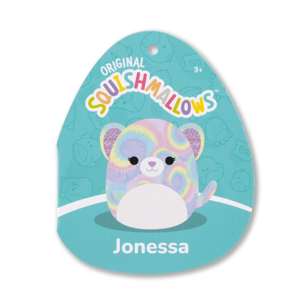Original Squishmallows Plush Jonessa The Psychadelic Tie-Dye Bear 30Cm