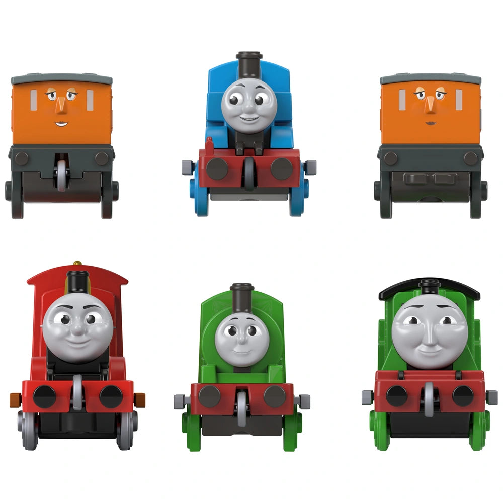 Thomas & Friends Push Along Diecast Train Sodor Adventure 6 Pack