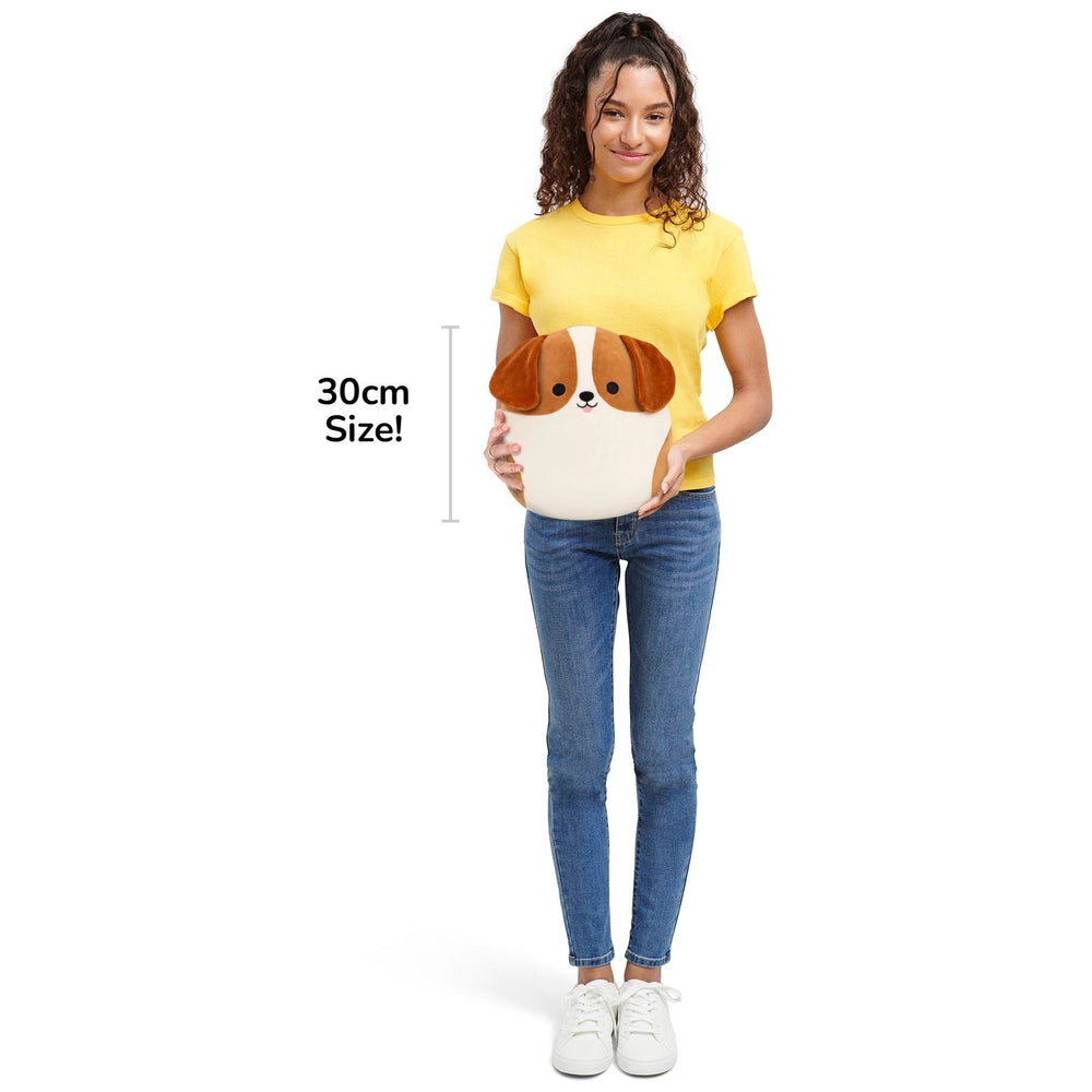 Original Squishmallows Plush Tyree The Brown Dog 30Cm