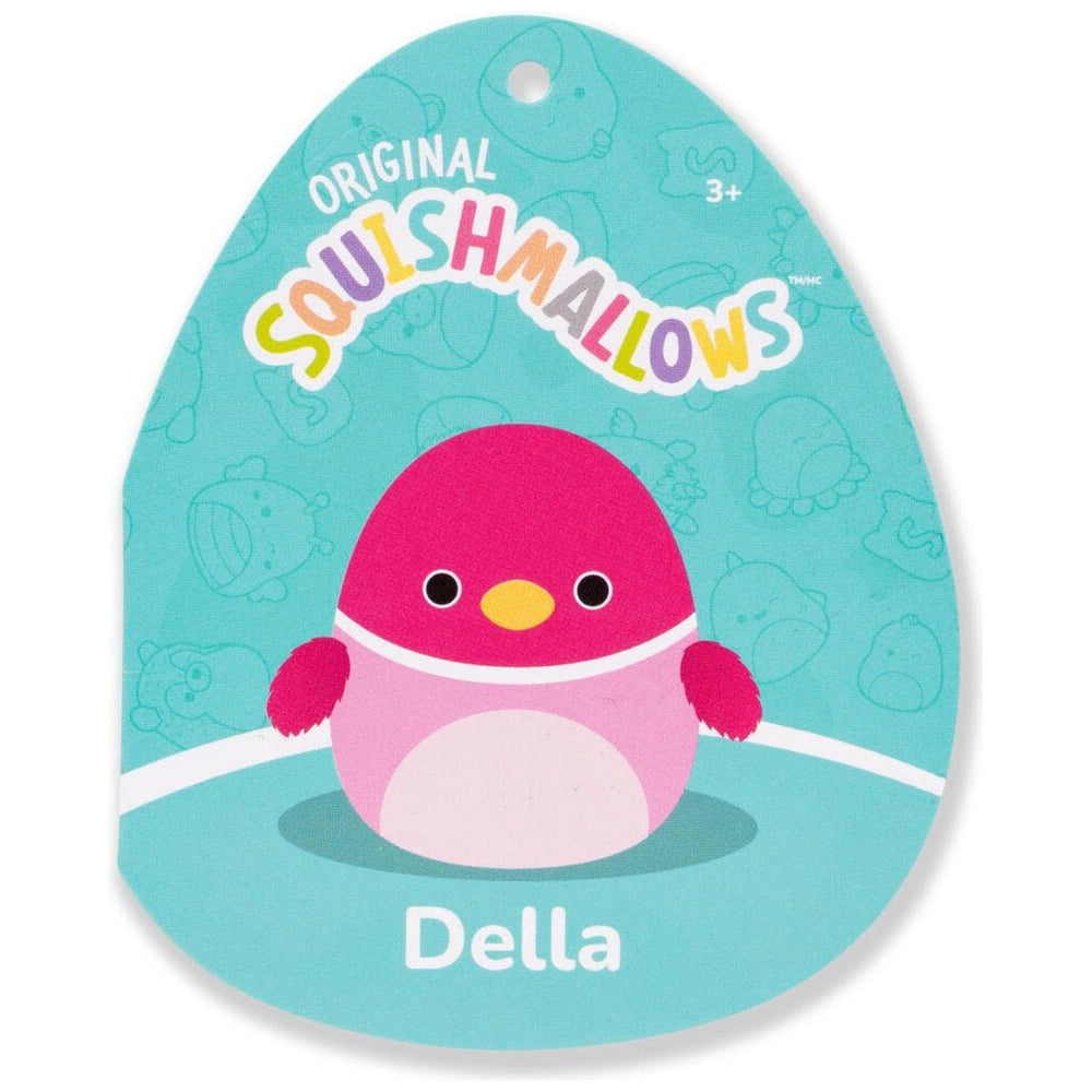Original Squishmallows Plush Della The Pink Mallard Duck 30Cm