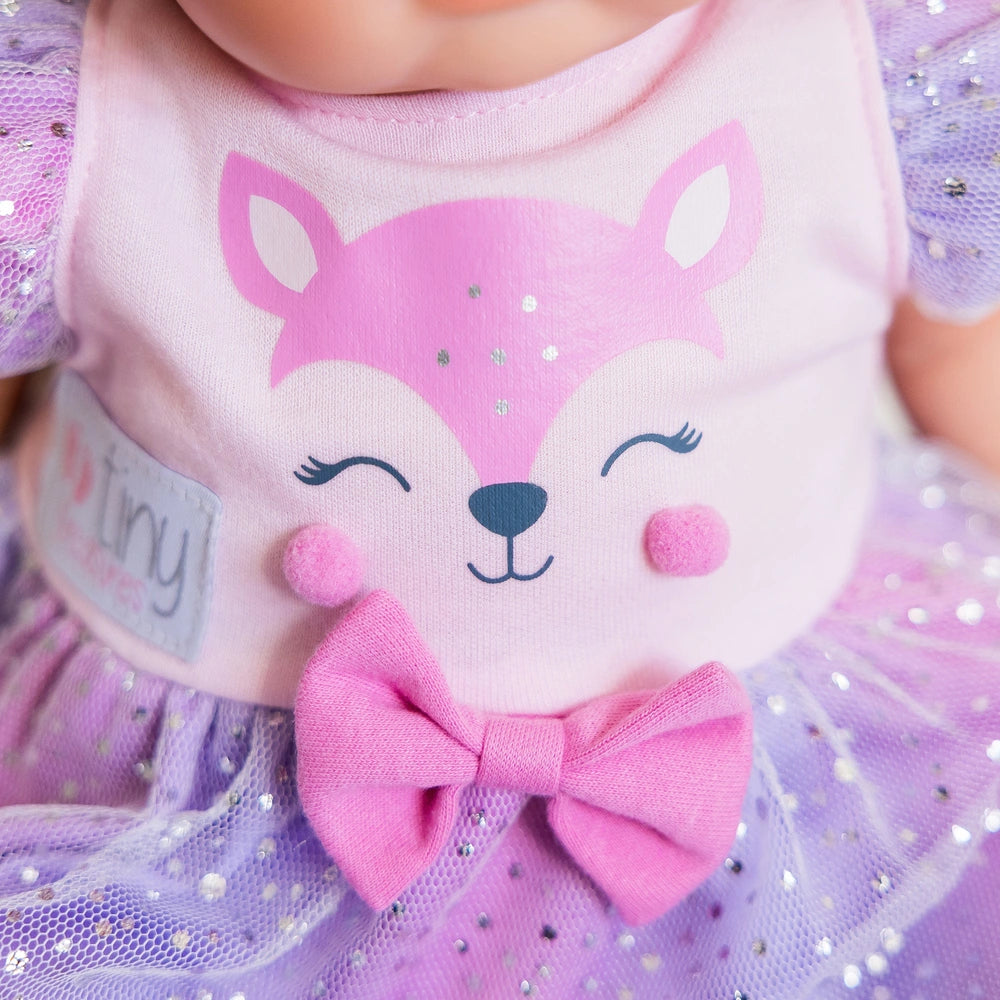 Tiny Treasures Baby Doll Clothes Forest Fawn Outfit Twin Pack