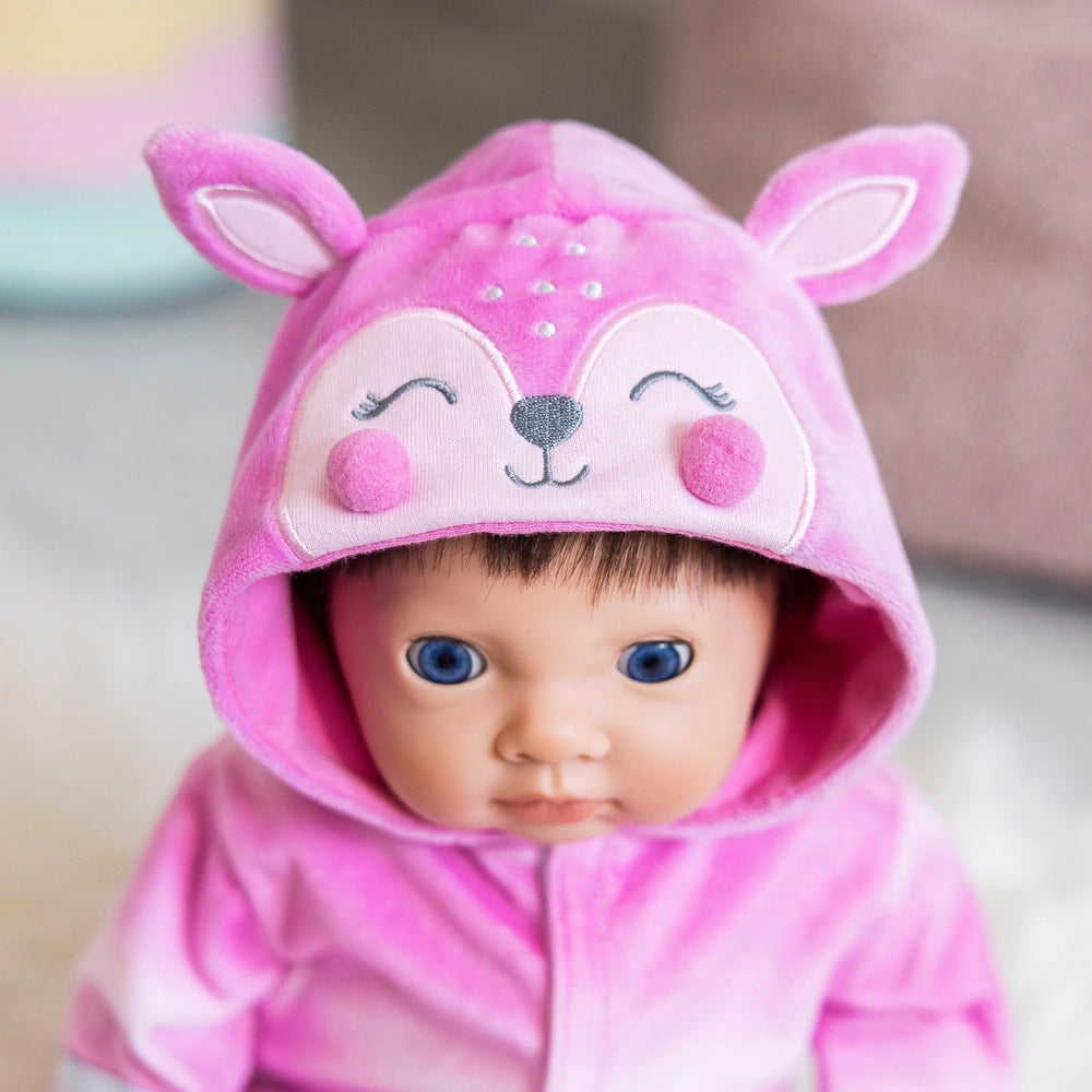 Tiny Treasures Baby Doll Clothes Forest Fawn Outfit Twin Pack