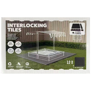 Outdoor Interlocking Floor Tiles 12 Pack