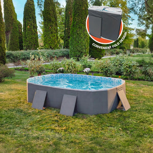 6Ft Rectangle Portable Folding Pool