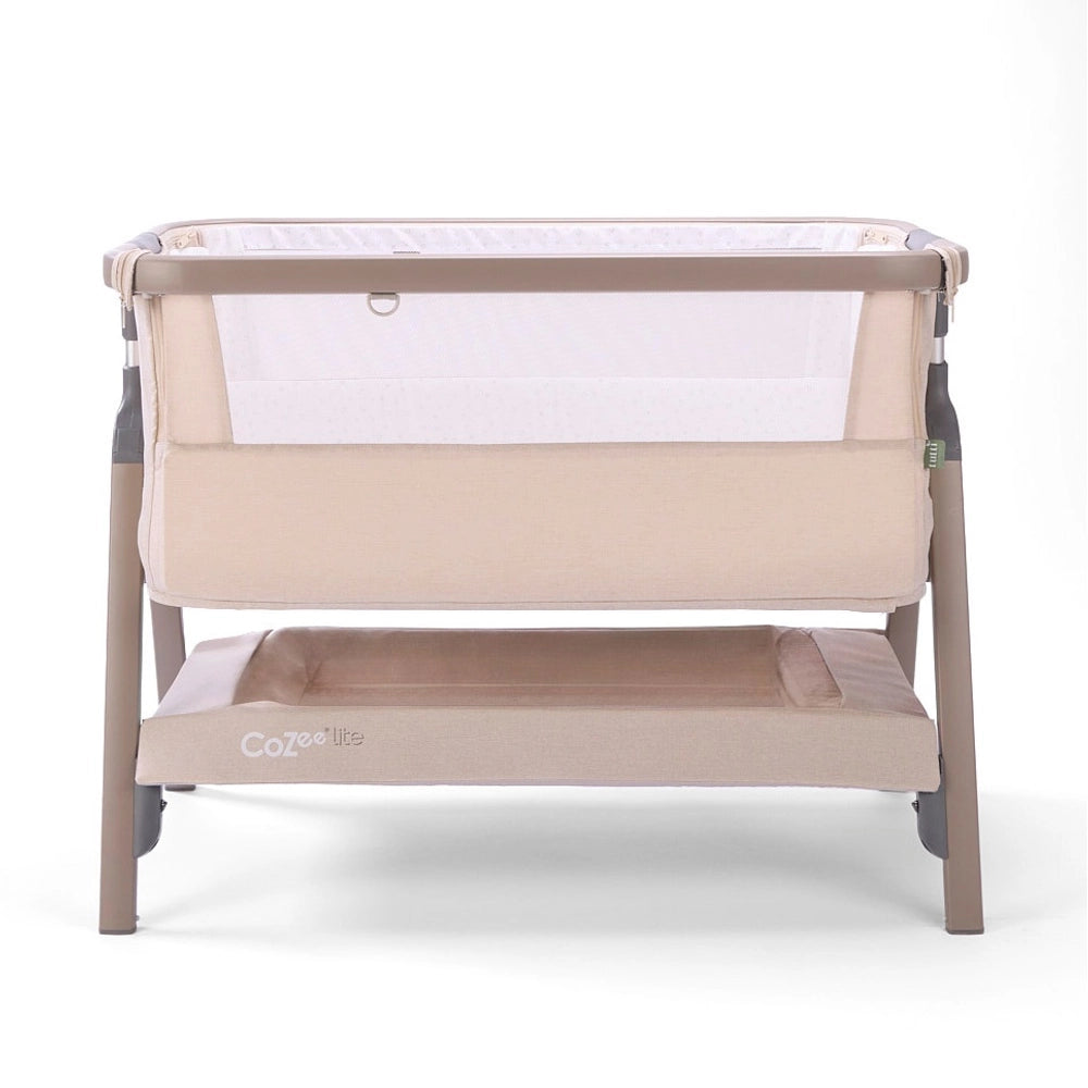 Tutti Bambini Cozee Lite Bedside Crib Latte