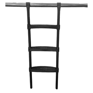 3 Step Trampoline Ladder For 12Ft, 13Ft & 14Ft Round, 12X8Ft, 10X7.5Ft & 15X10Ft Rectangle Trampolines