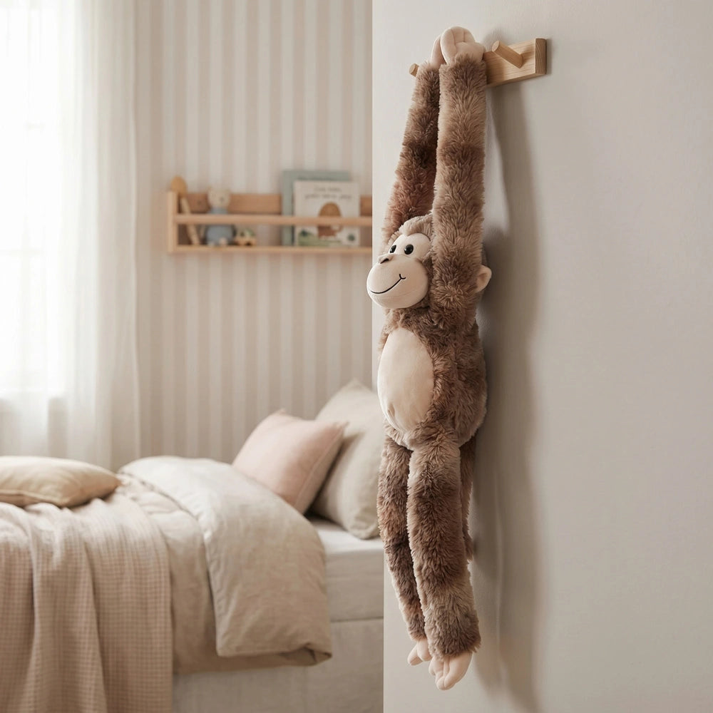Sally The Light Brown Cheeky Hanging Monkey Soft Toy 75Cm