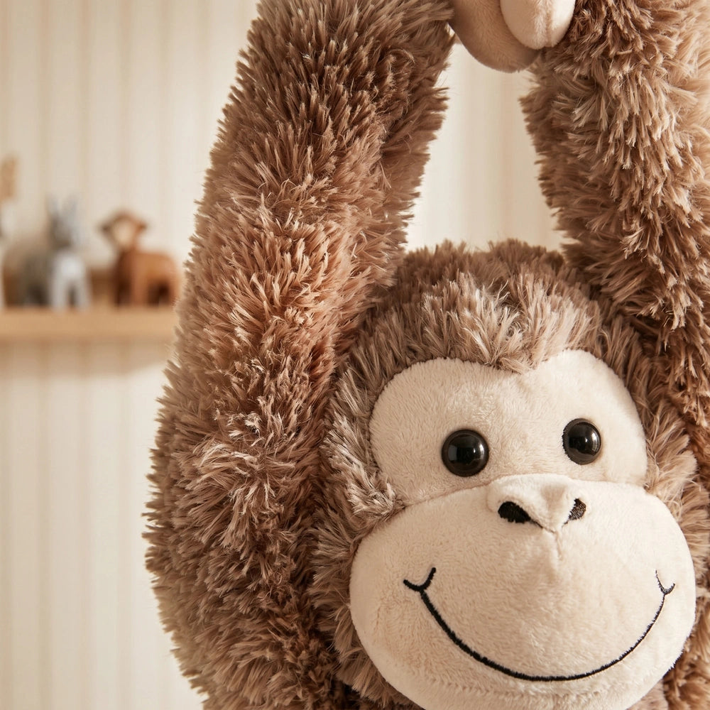 Sally The Light Brown Cheeky Hanging Monkey Soft Toy 75Cm
