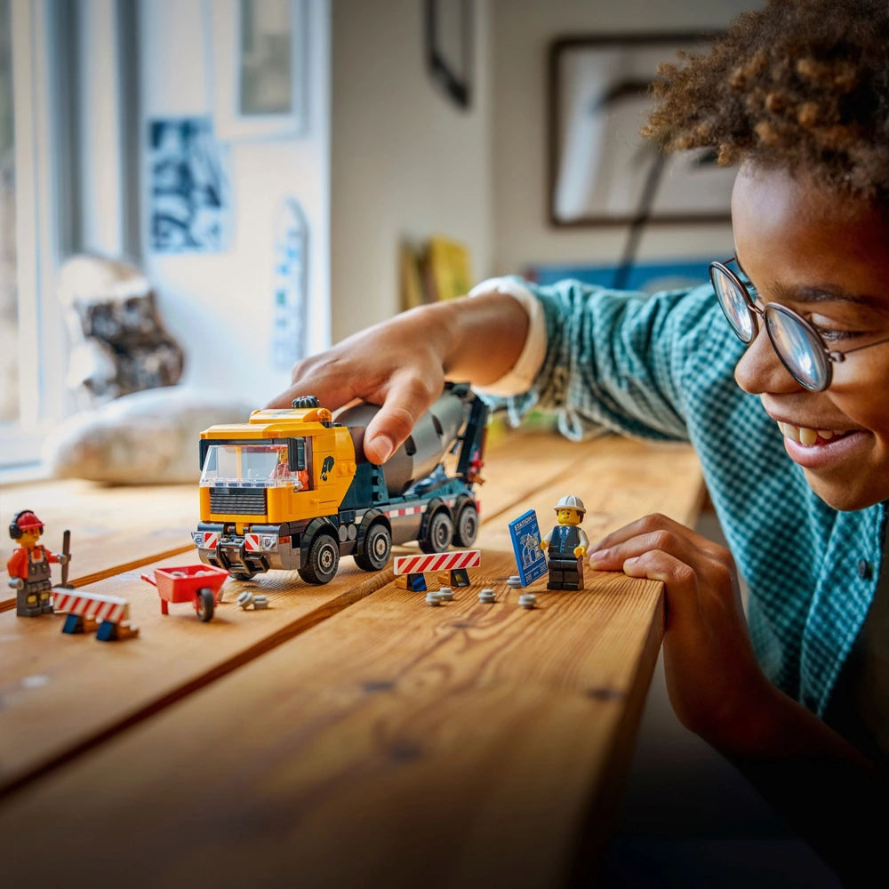 Lego® City Cement Mixer Construction Toy For Kids 60478