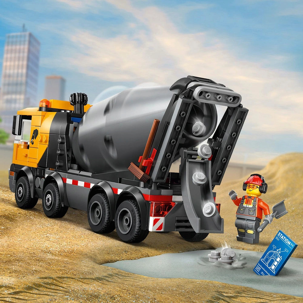 Lego® City Cement Mixer Construction Toy For Kids 60478