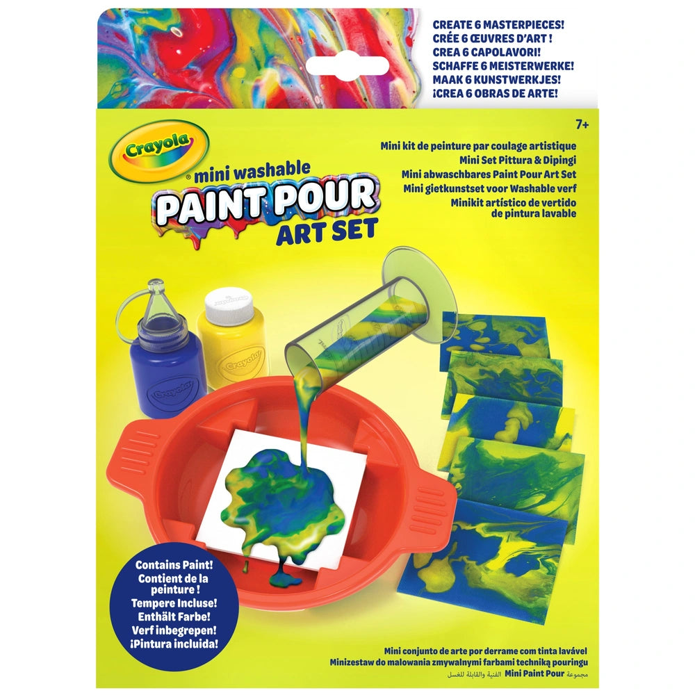 Crayola Mini Washable Paint Pour Art Set