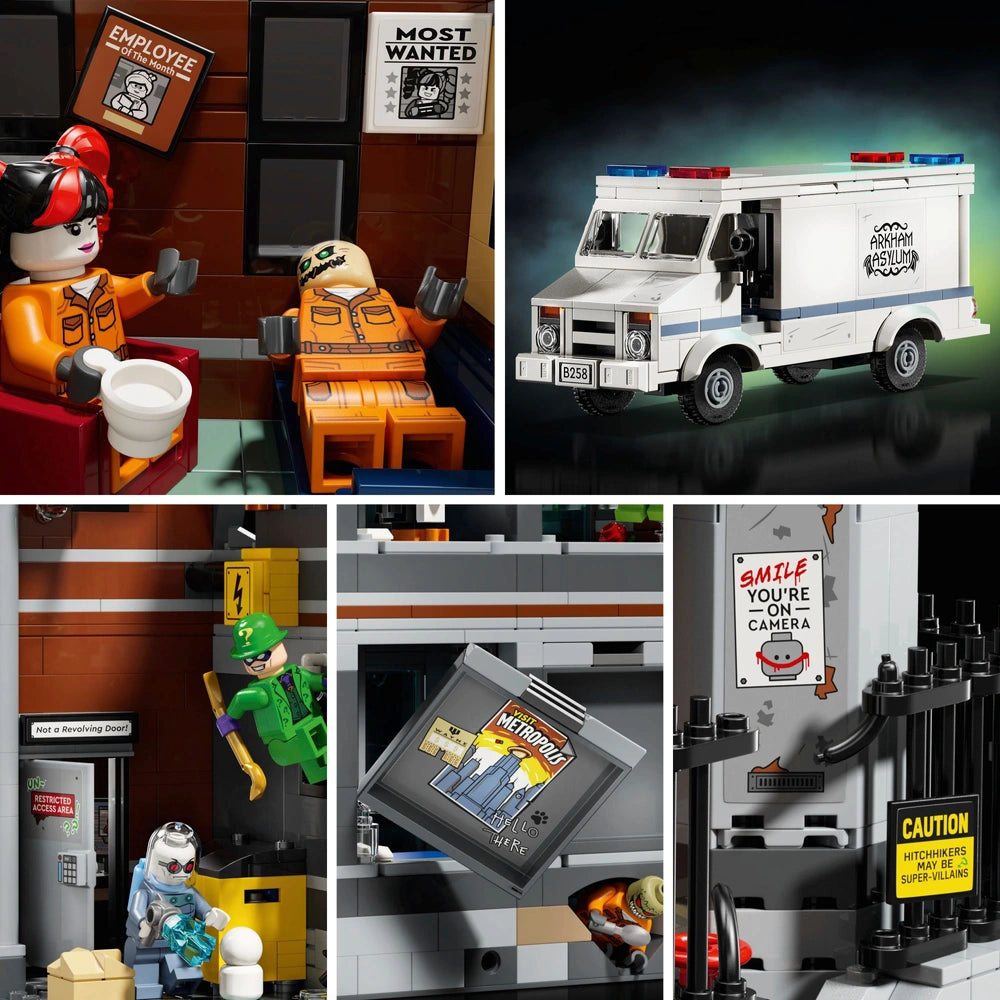 Lego Dc Batman 76300 Arkham Asylum Set For Adults