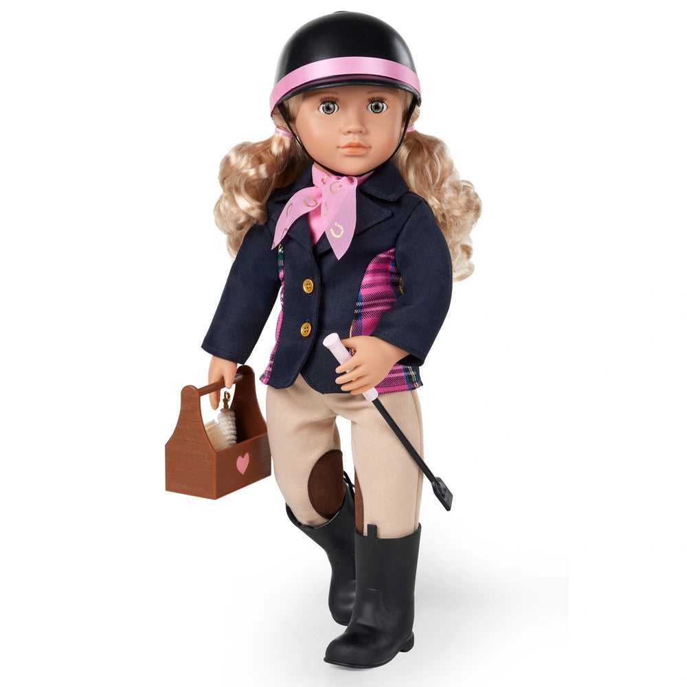 Our Generation Doll Deluxe Equestrian Abby With Accessories