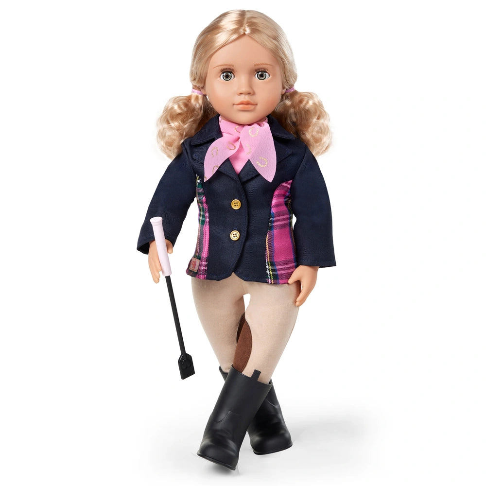 Our Generation Doll Deluxe Equestrian Abby With Accessories