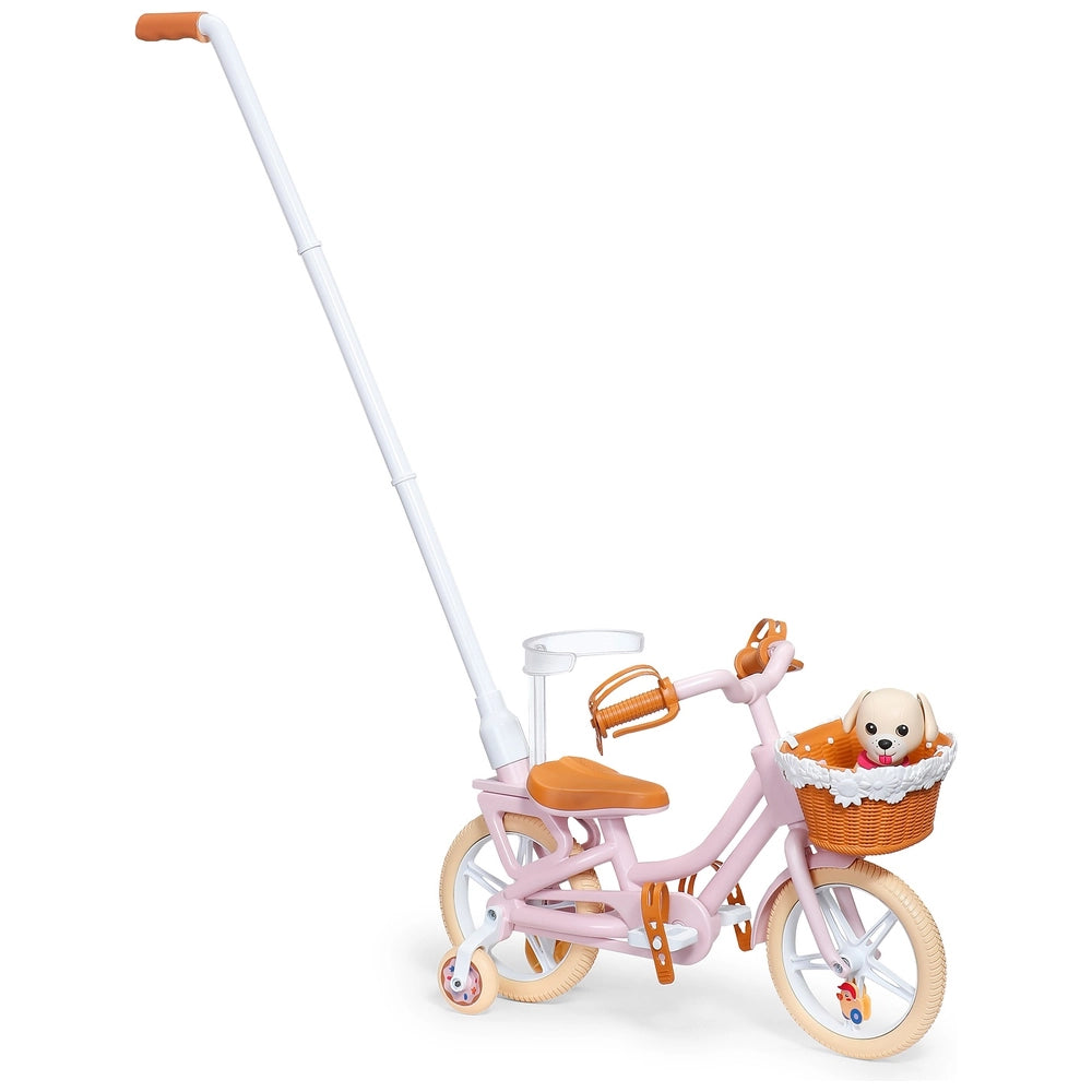 Baby Born Baby Doll Bicycle With Basket And Puppy Set