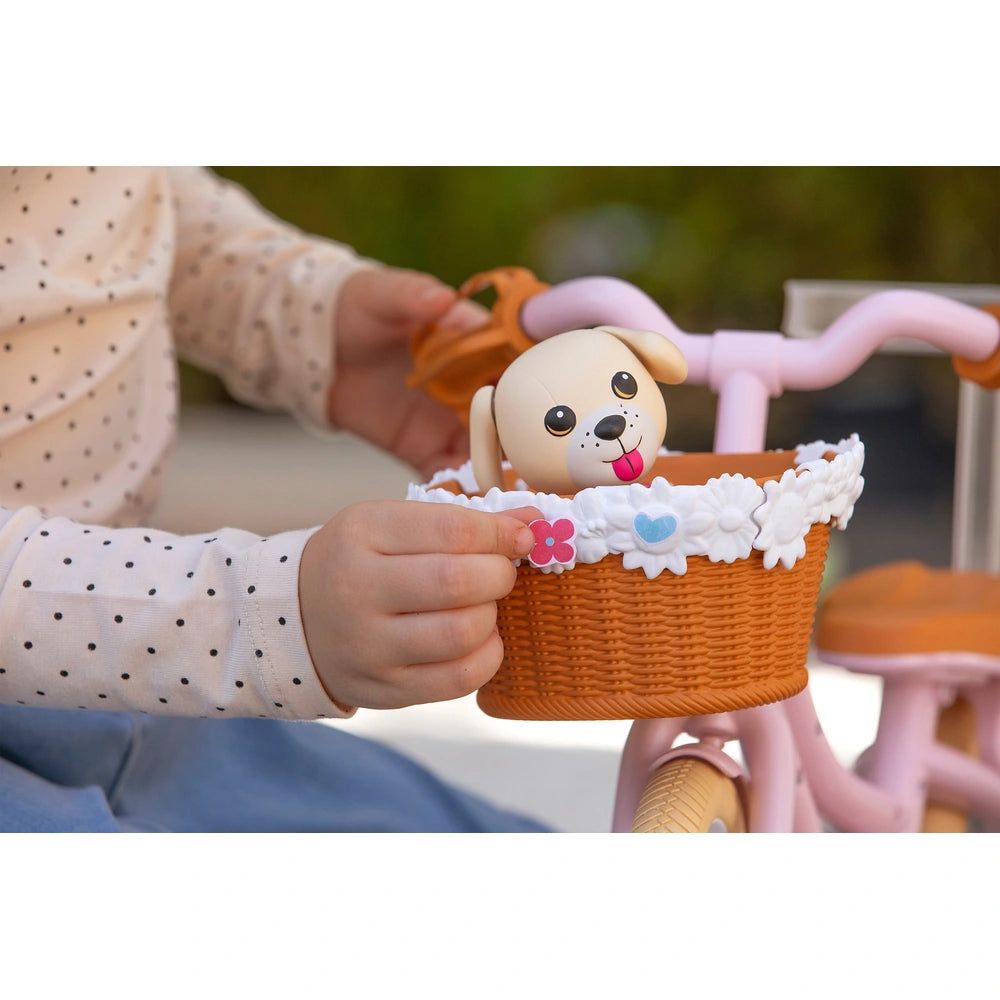 Baby Born Baby Doll Bicycle With Basket And Puppy Set