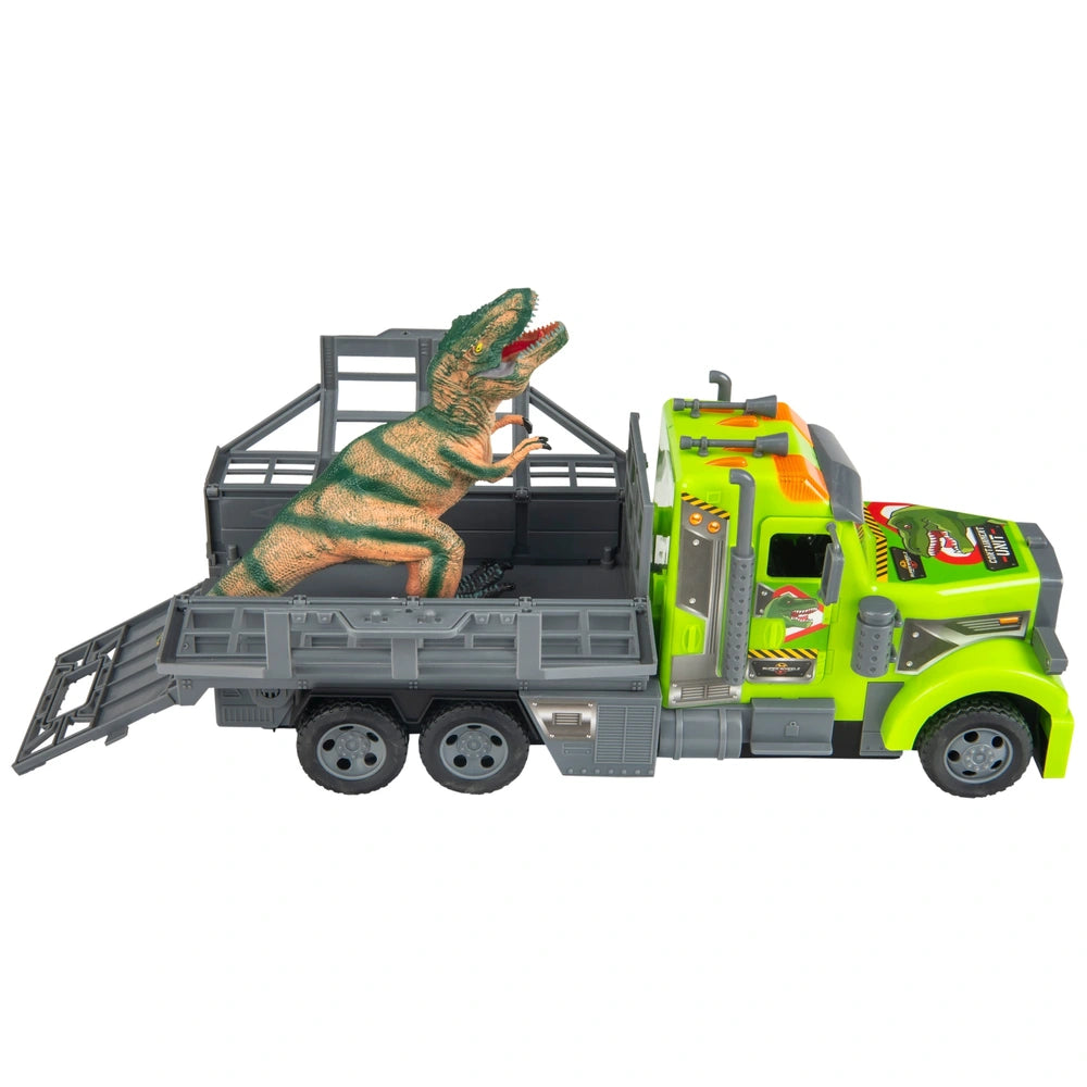 Dinosaur World Set Lights & Sounds Dino Hauler Set