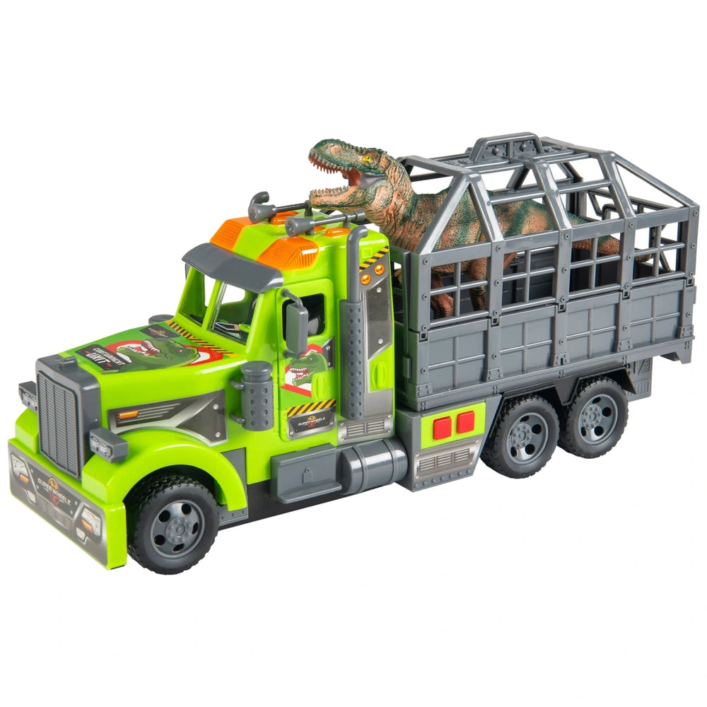 Dinosaur World Set Lights & Sounds Dino Hauler Set