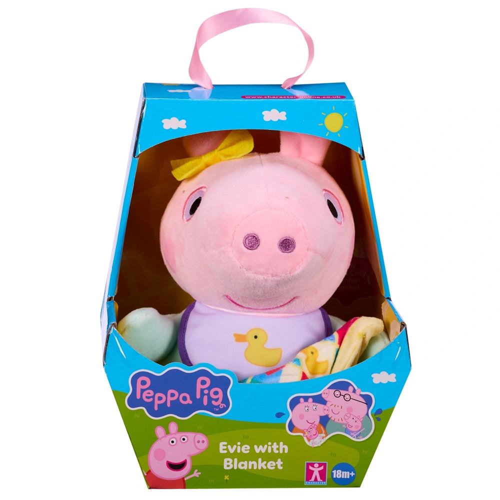 Peppa Pig Baby Evie With Blanket Plush