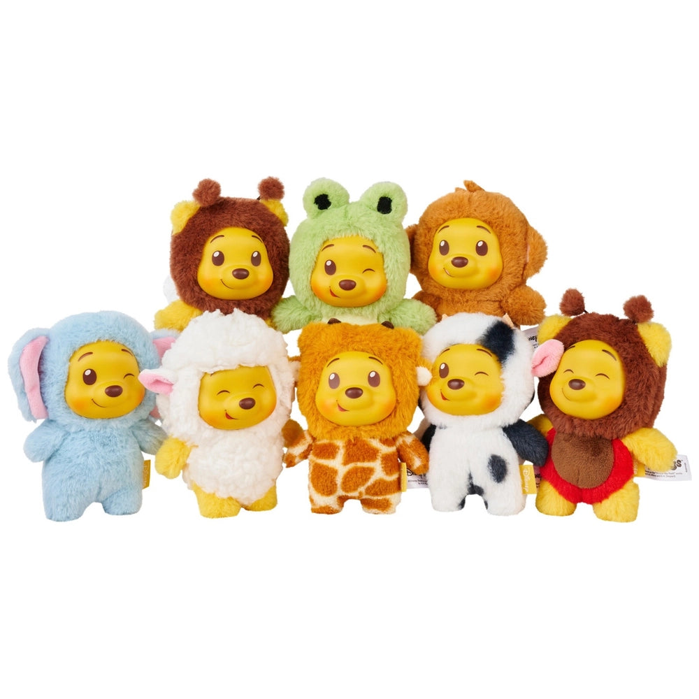 Disney Yuyus Winnie The Pooh Character Plush Keychain Assortment