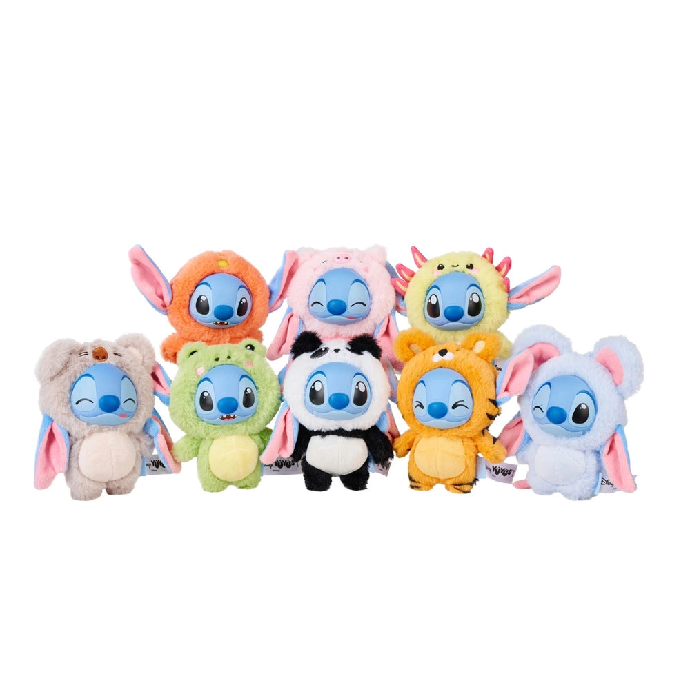 Disney Yuyus Stitch Character Plush Keychain Assortment