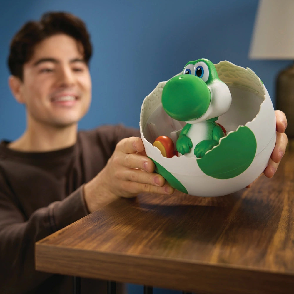 Nintendo The Super Mario Galaxy Movie: Hatchin' Yoshi Interactive Toy Egg