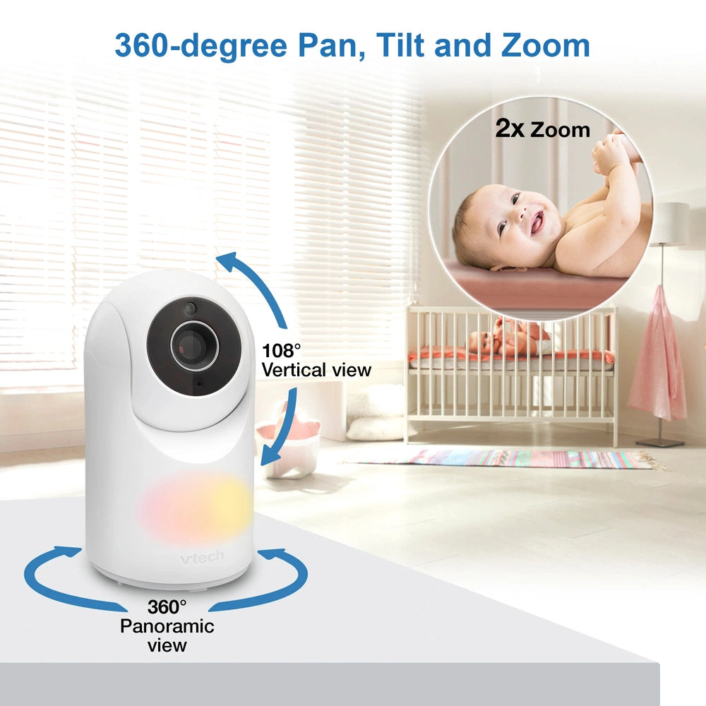 Vtech Vm4263 Night Light Video Baby Monitor With 3.5 Inch Screen