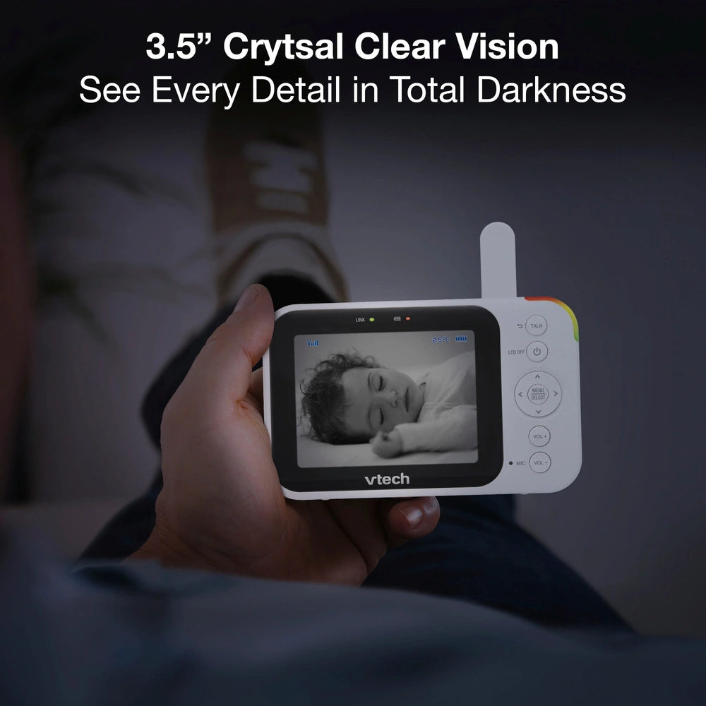 Vtech Vm4263 Night Light Video Baby Monitor With 3.5 Inch Screen
