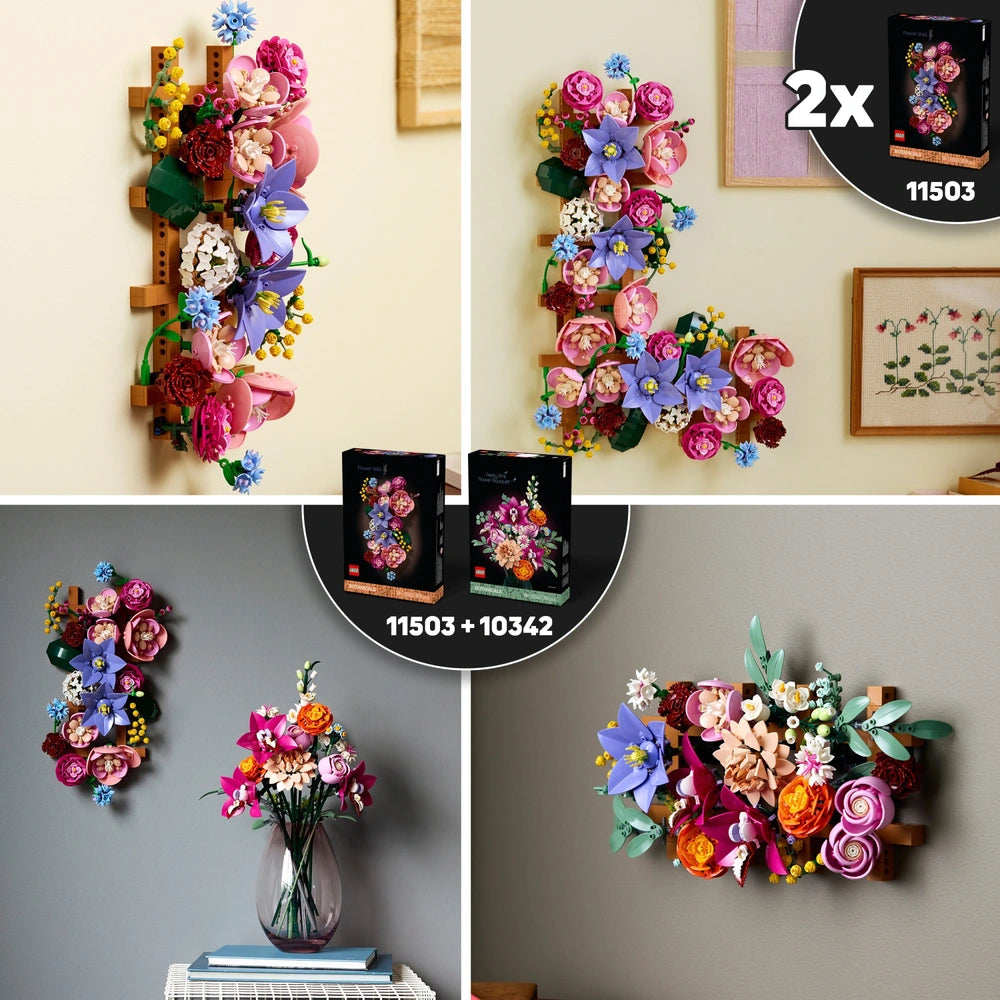 Lego Botanicals 11503 Flower Wall Set For Adults