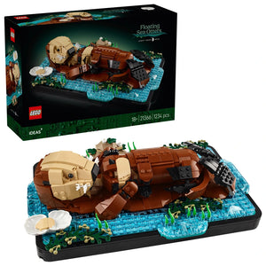 Lego Ideas Floating Sea Otters Building Set For Adults 21366