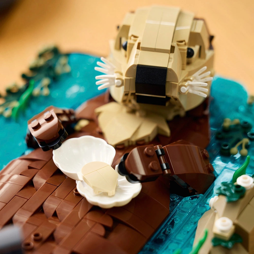 Lego Ideas Floating Sea Otters Building Set For Adults 21366