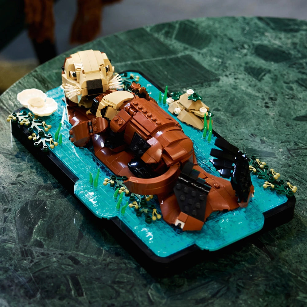 Lego Ideas Floating Sea Otters Building Set For Adults 21366