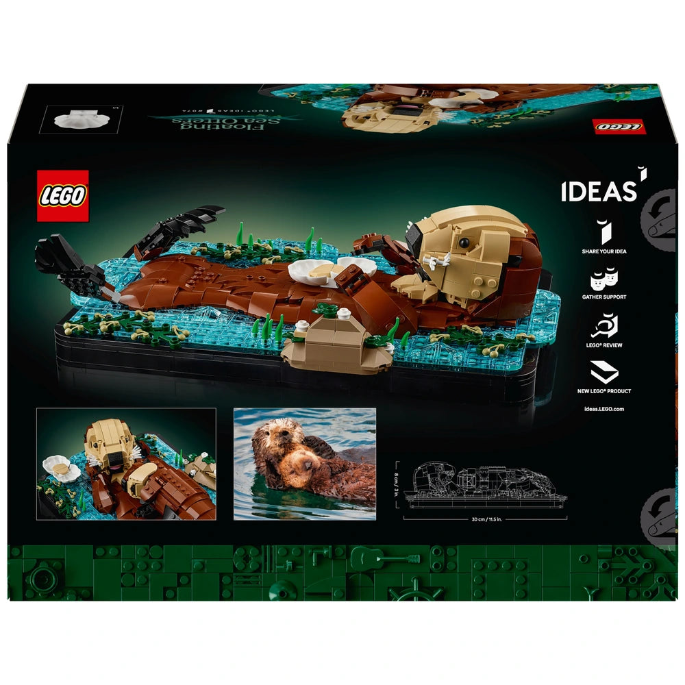 Lego Ideas Floating Sea Otters Building Set For Adults 21366