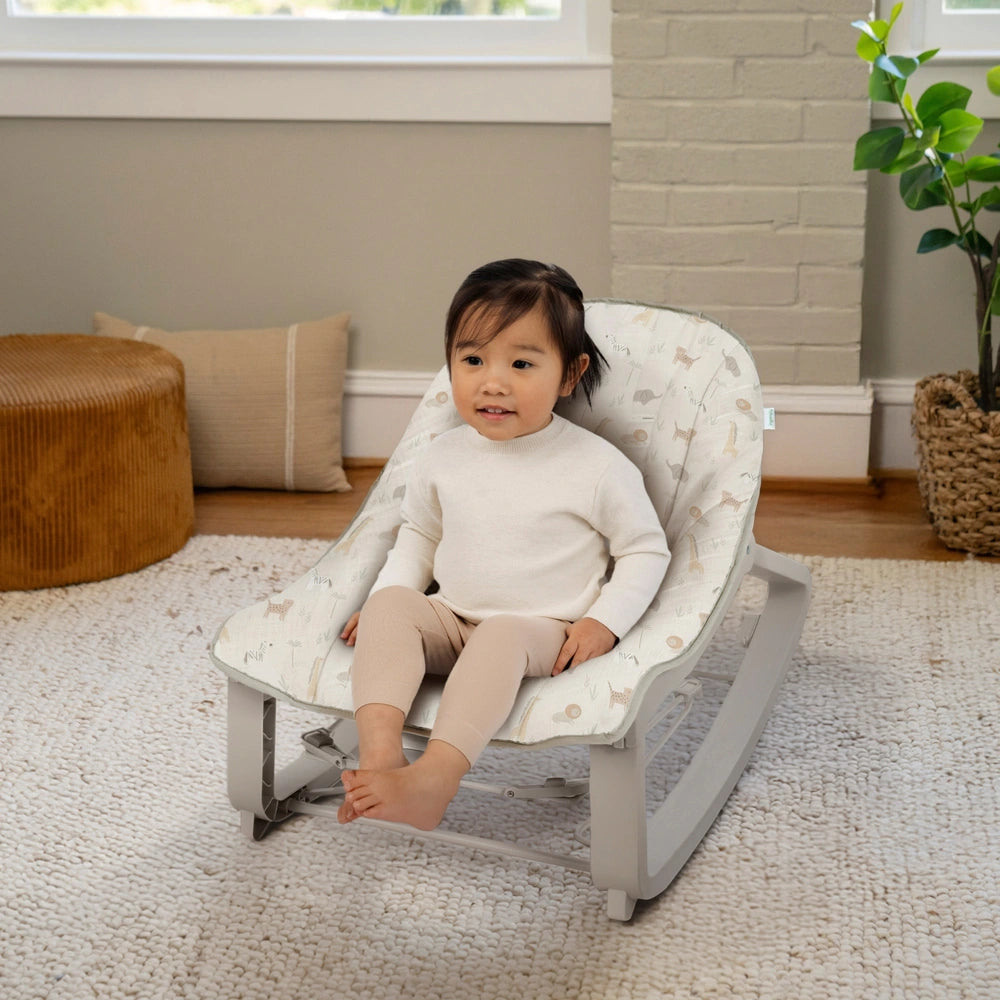 Ingenuity Keep Cosy 3-In-1 Grow With Me Baby Bouncer Safari