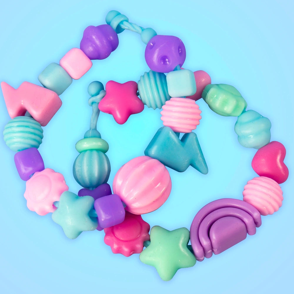Fidgiwear Squishy Beads Pink And Blue Scented Assortment