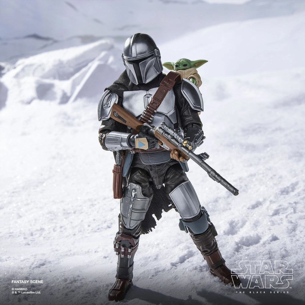 Star Wars The Black Series The Mandalorian & Grogu, Star Wars: The Mandalorian & Grogu Deluxe 6 Inch Action Figure Gift
