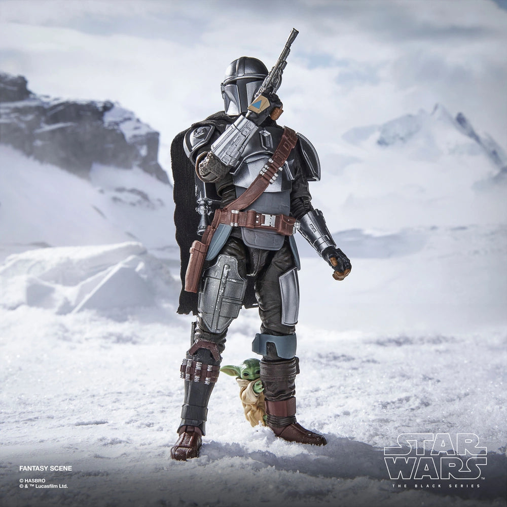 Star Wars The Black Series The Mandalorian & Grogu, Star Wars: The Mandalorian & Grogu Deluxe 6 Inch Action Figure Gift