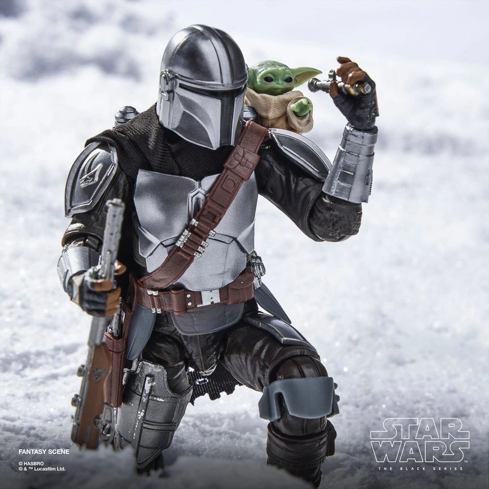 Star Wars The Black Series The Mandalorian & Grogu, Star Wars: The Mandalorian & Grogu Deluxe 6 Inch Action Figure Gift