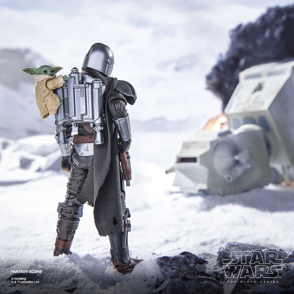Star Wars The Black Series The Mandalorian & Grogu, Star Wars: The Mandalorian & Grogu Deluxe 6 Inch Action Figure Gift