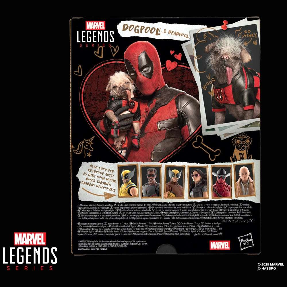 Marvel Legends Series Dogpool And Deadpool 6-Inch Action Figure